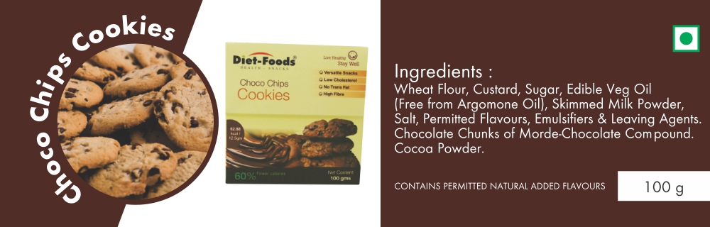 choco chips cookies ~ diet-foods